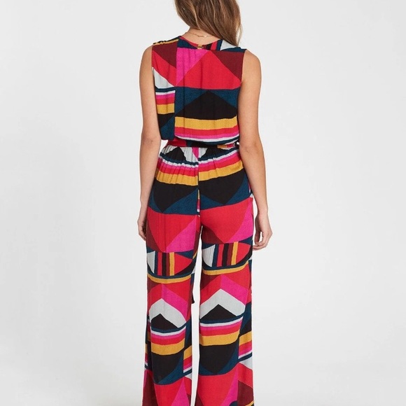 Billabong Seeing Tricks Printed Jumpsuit - M - Picture 6 of 6